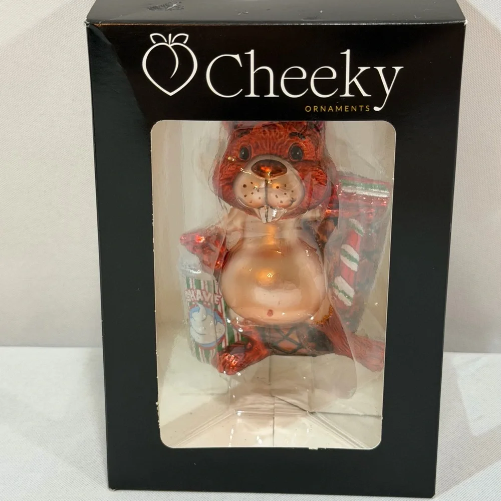 Cheeky Ornament Baldy Beaver Novelty Adult Funny Gag Gift Rauch Industries